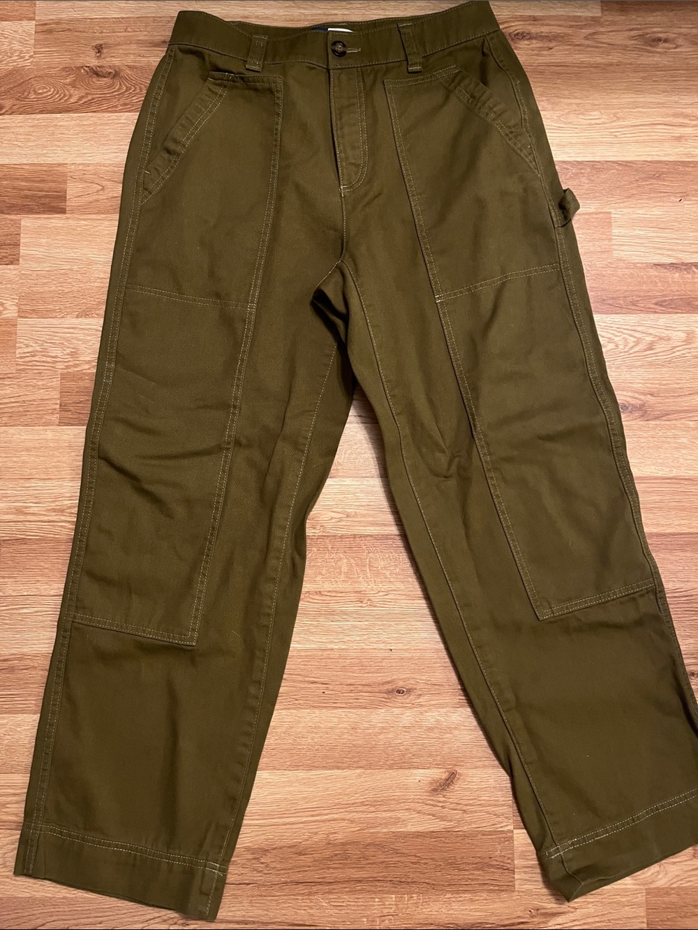 Old Navy Women's Olive Cargo Pants